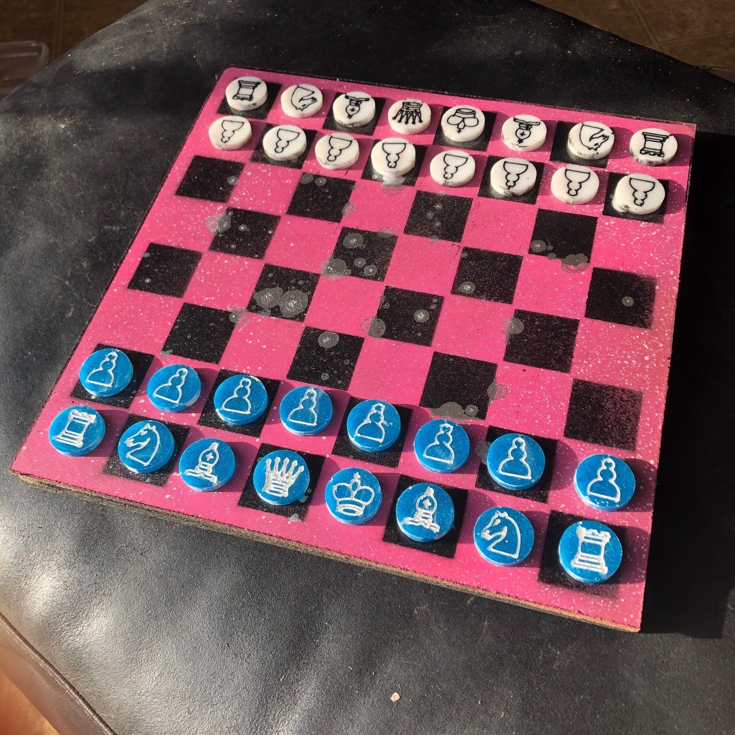 Chess Set - Vivid Pink