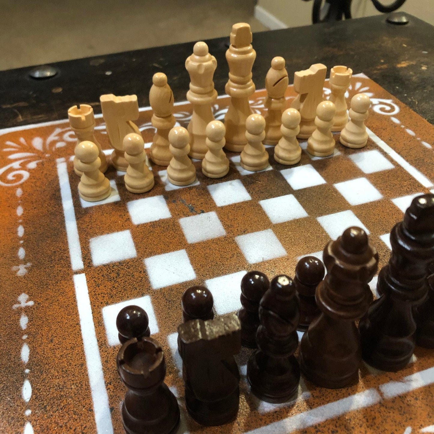 Chess Set - Dark Orange