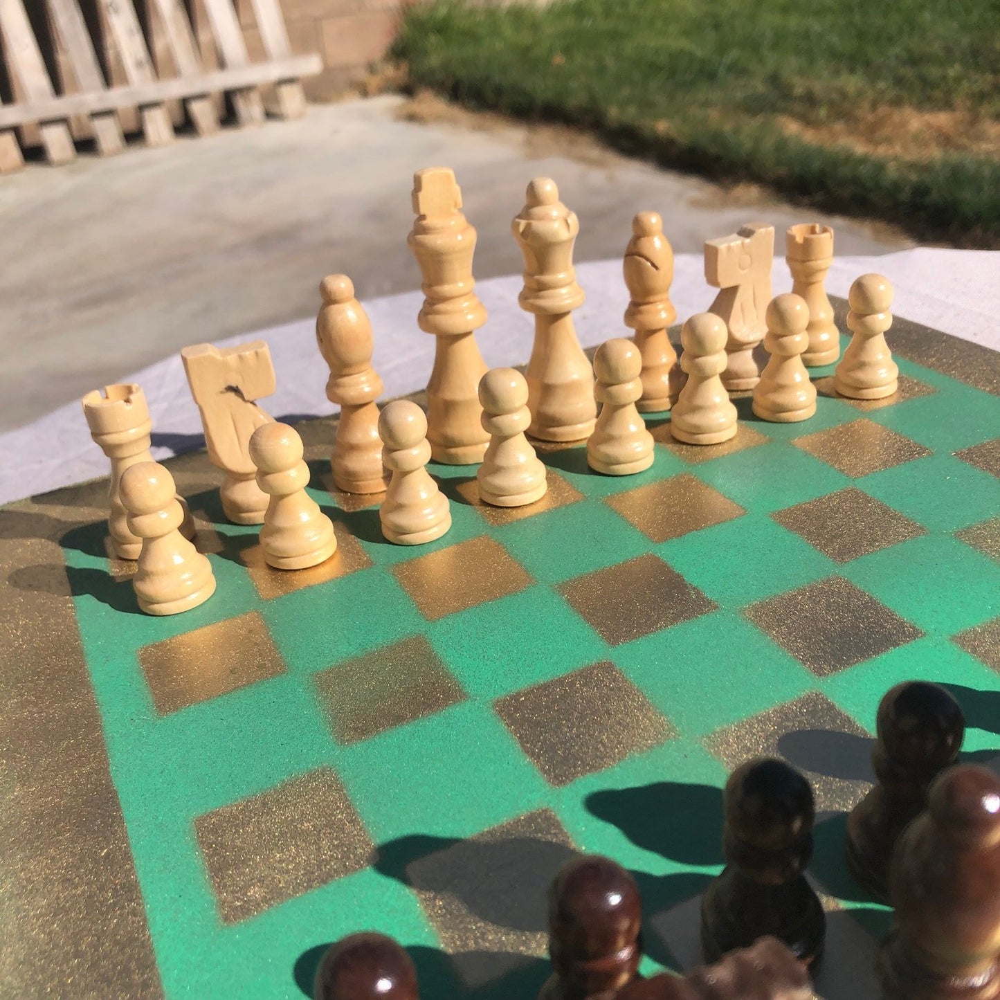 Chess Set - Golden Turf