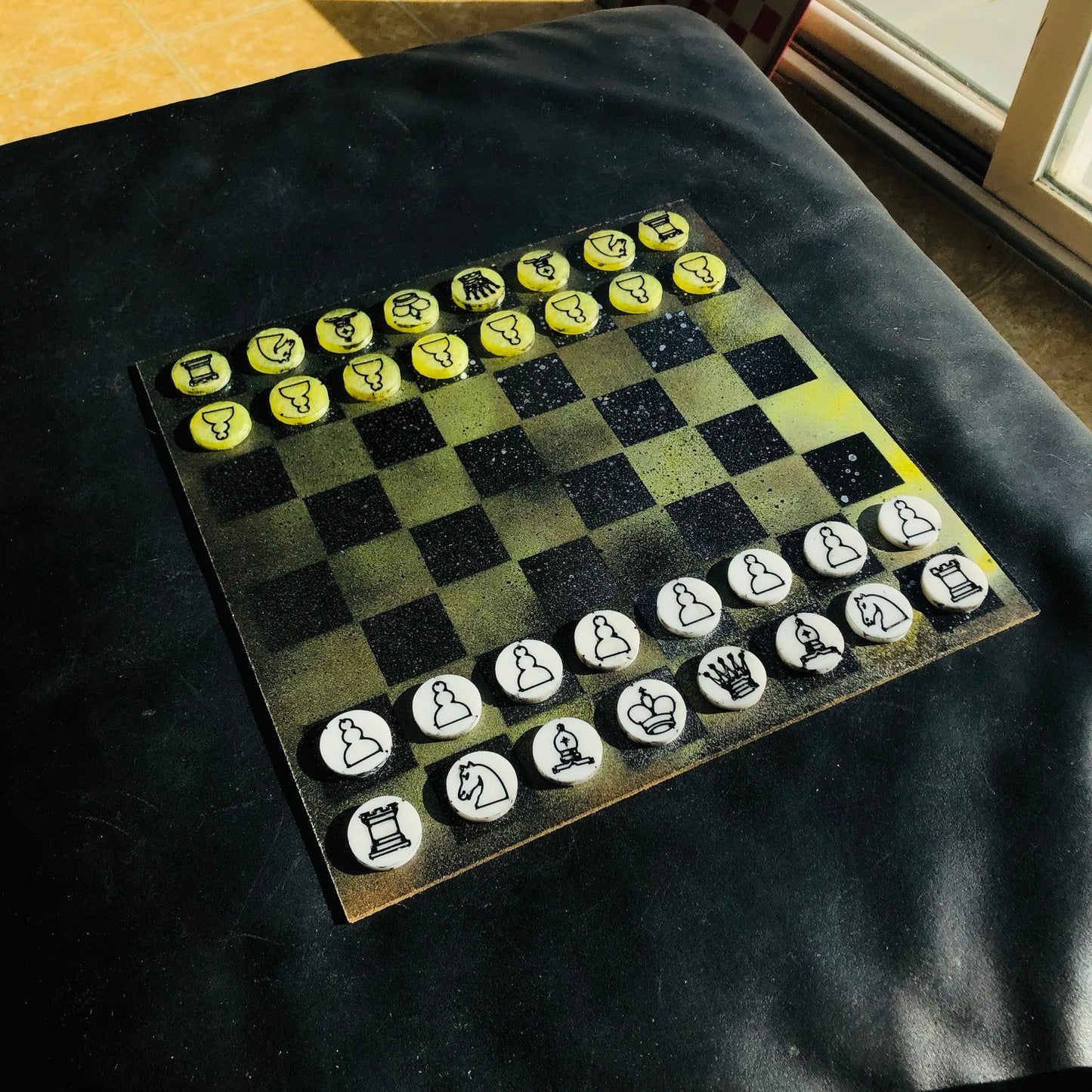 Chess Set - Radiated Yellow