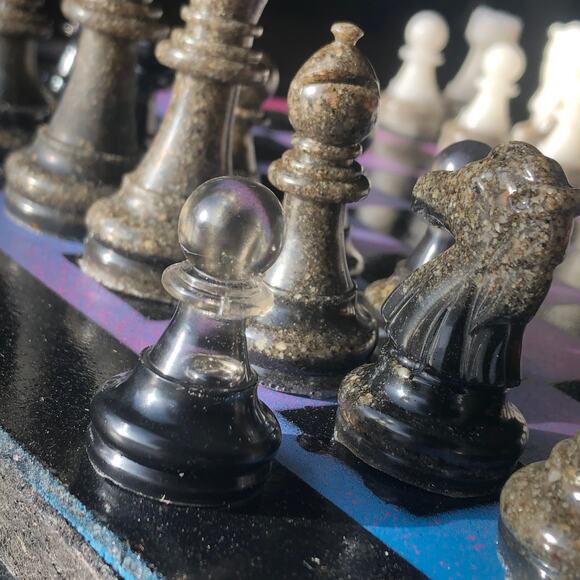 Chess Set - Purple Royal