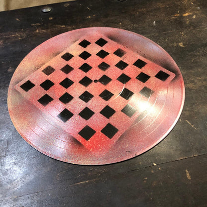 Vinyl Chess Set - Mist Red (Resin Pieces)