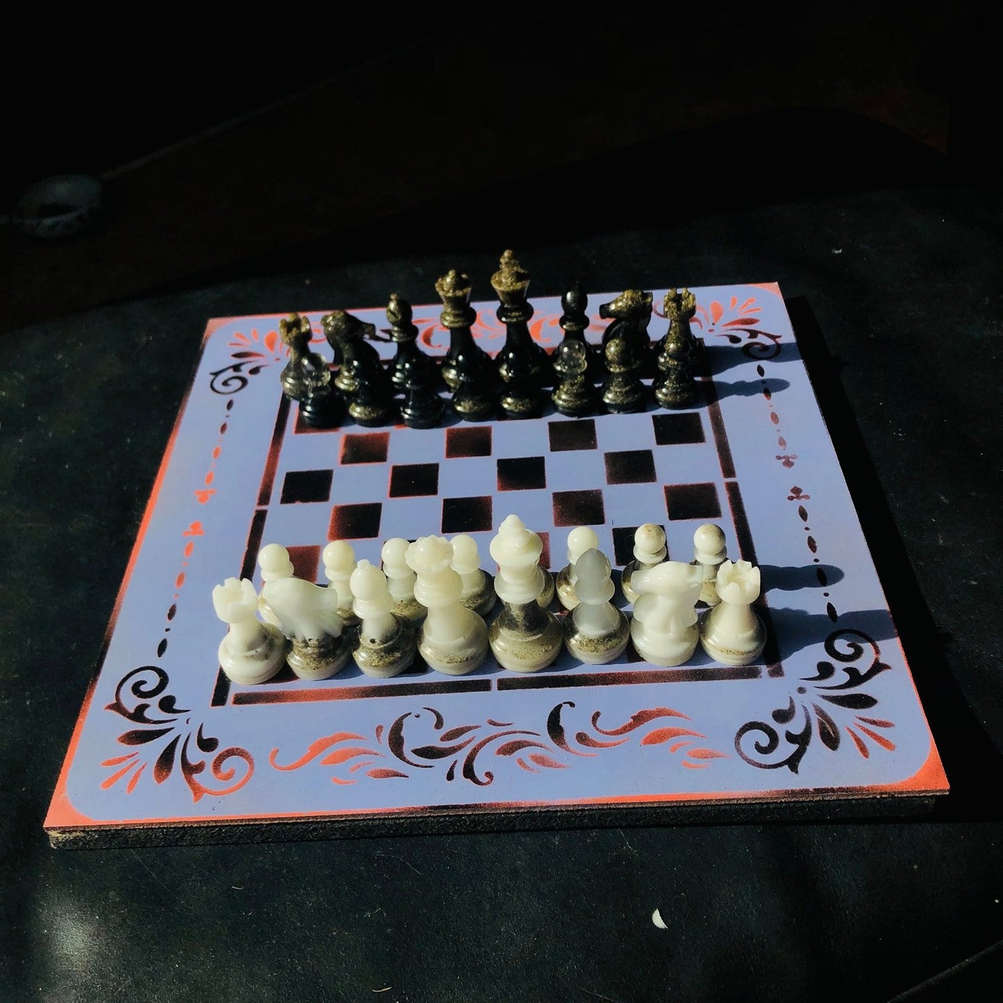 Chess Set - Classic Purple