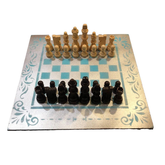 Chess Set - Gold Mint