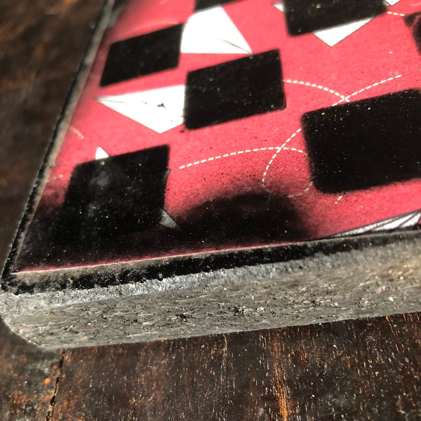 Scrapbook Chess Set - Red Paper Plane