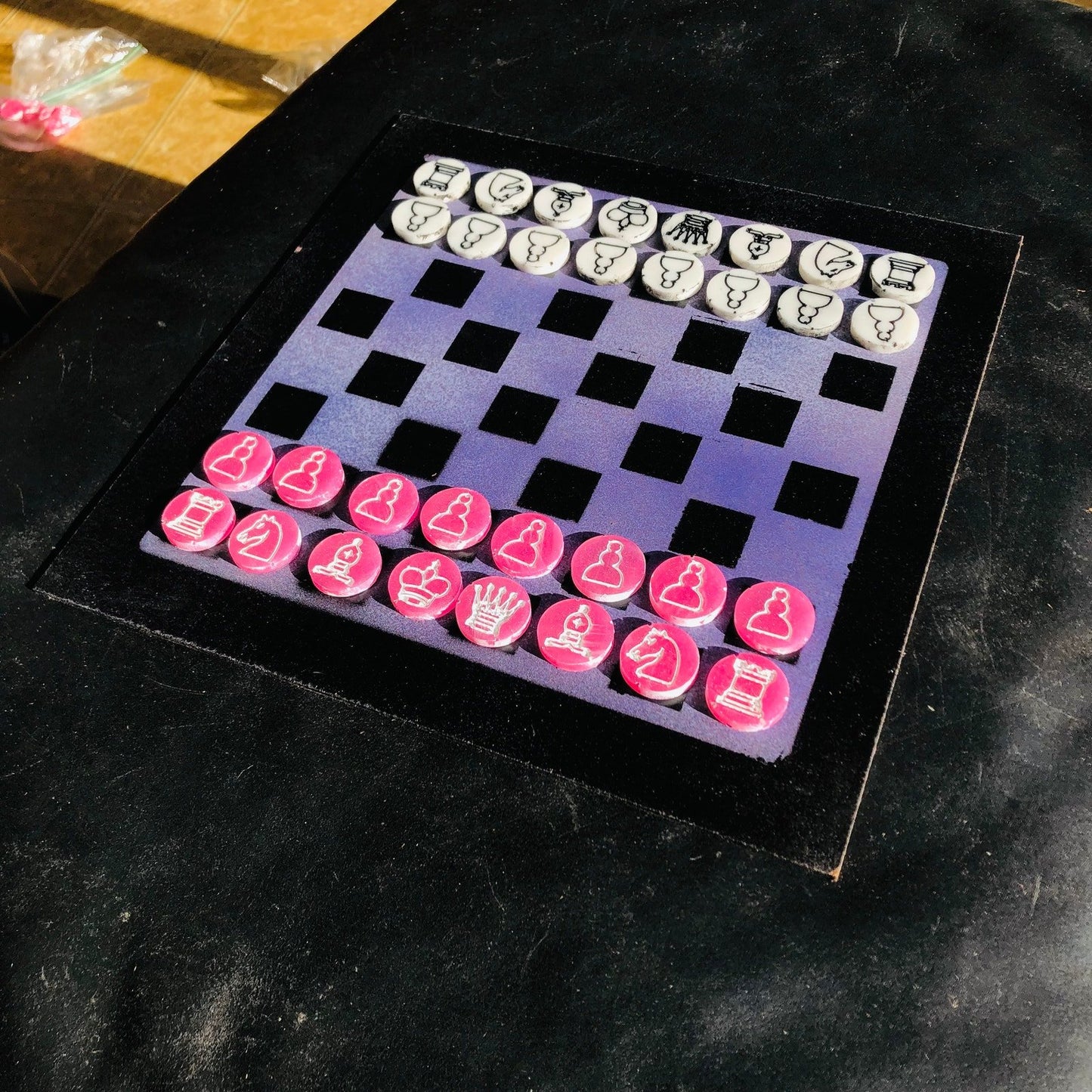 Chess Set - Pure Purple