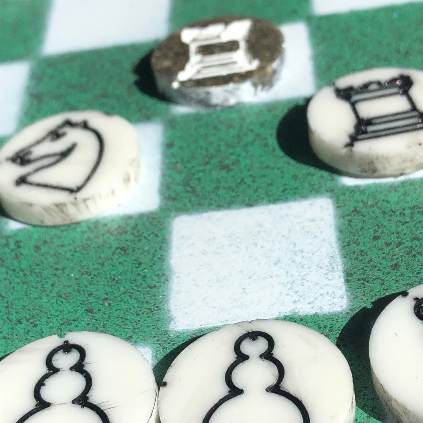 Chess Set - Turf Green
