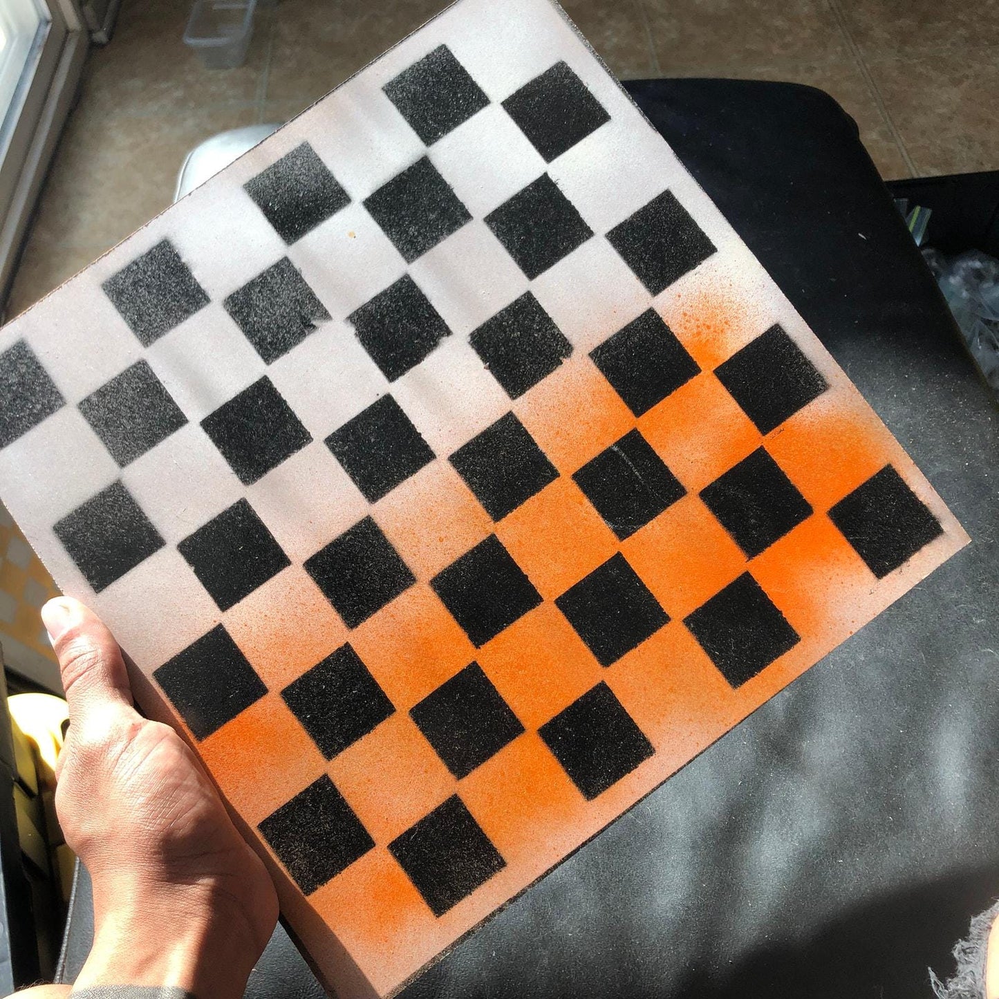 Chess Set - Orange Cream