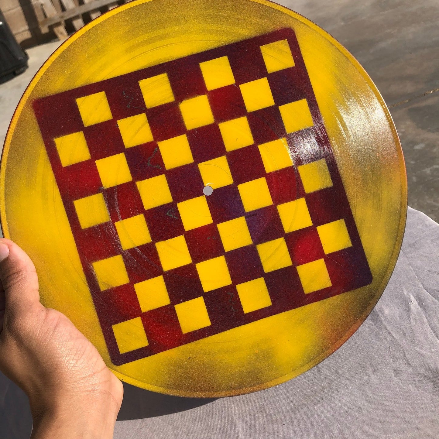 Vinyl Chess Set - UFC Colors