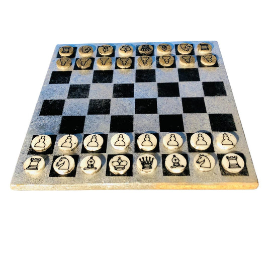 Chess Set - Silver Colored Edition