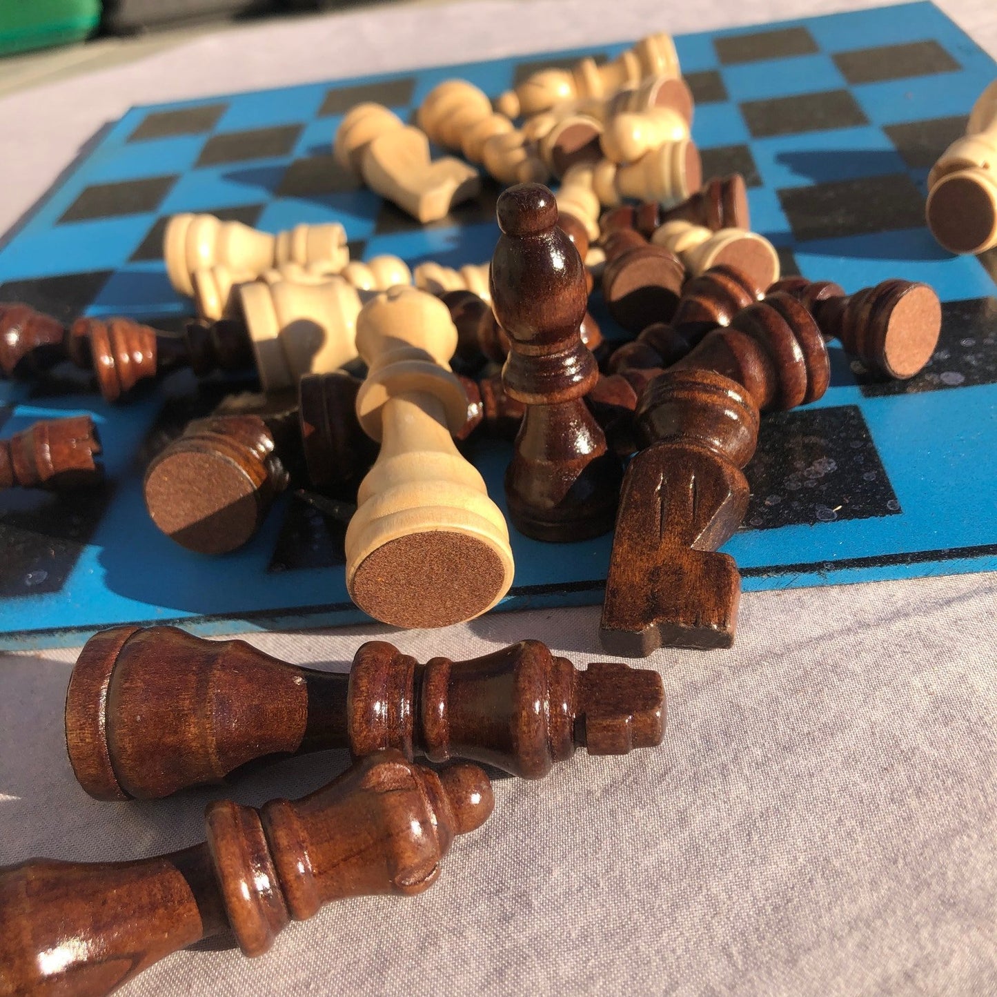 Chess Set - Beautiful Sky Blue