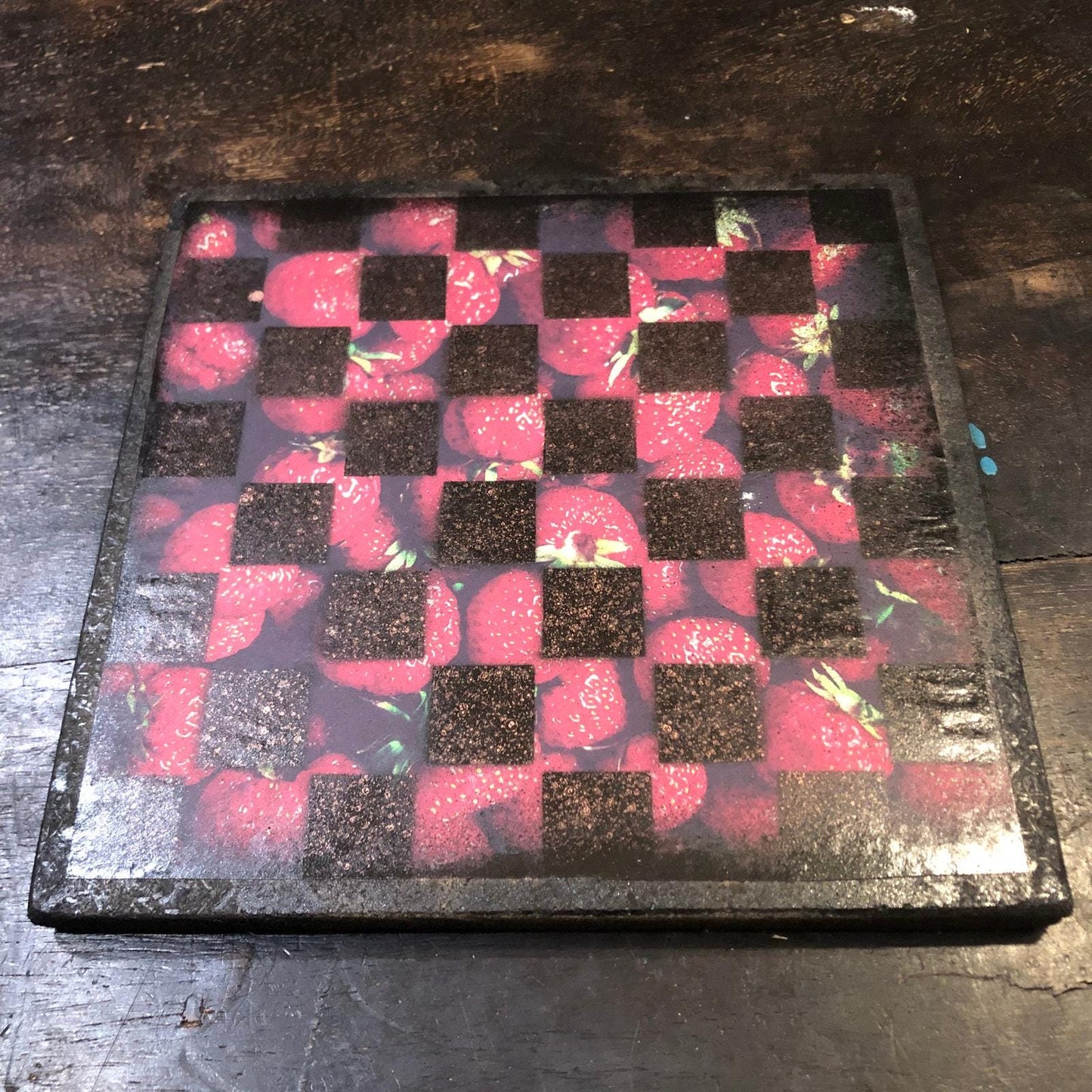 Scrapbook Chess Set - Strawberry Red