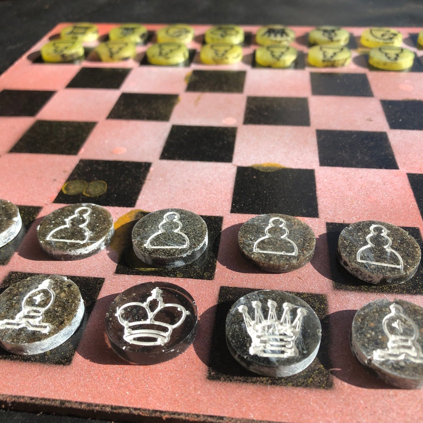 Chess Set - Dirty Pink