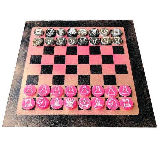 Chess Set - Settled Pink