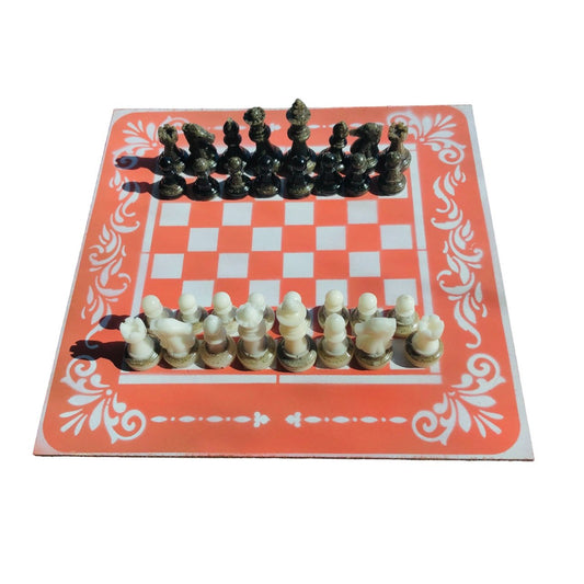 Chess Set - Salmon Pink