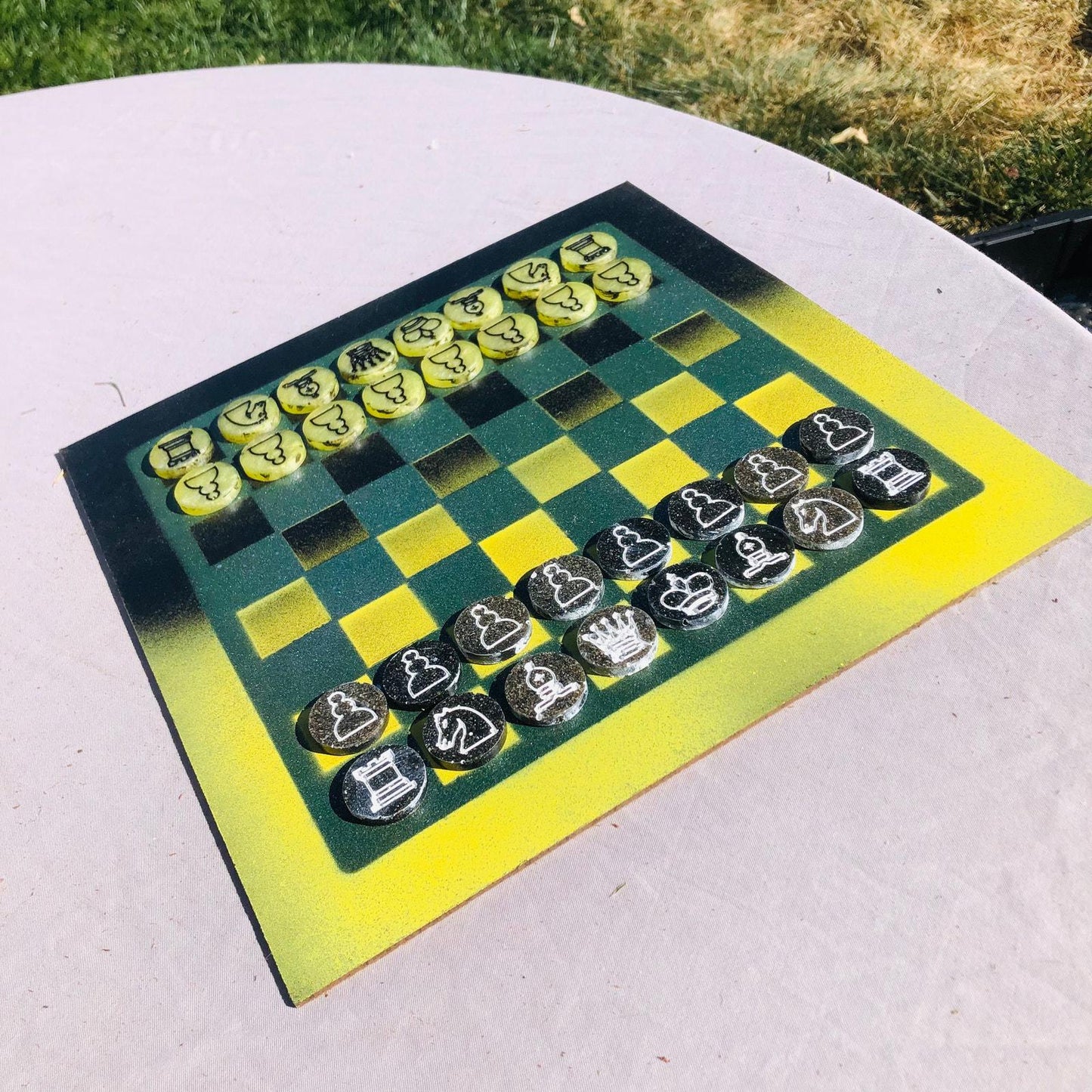 Chess Set - Green Bay Colors