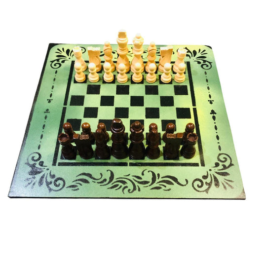 Chess Set - Green Lime Edition