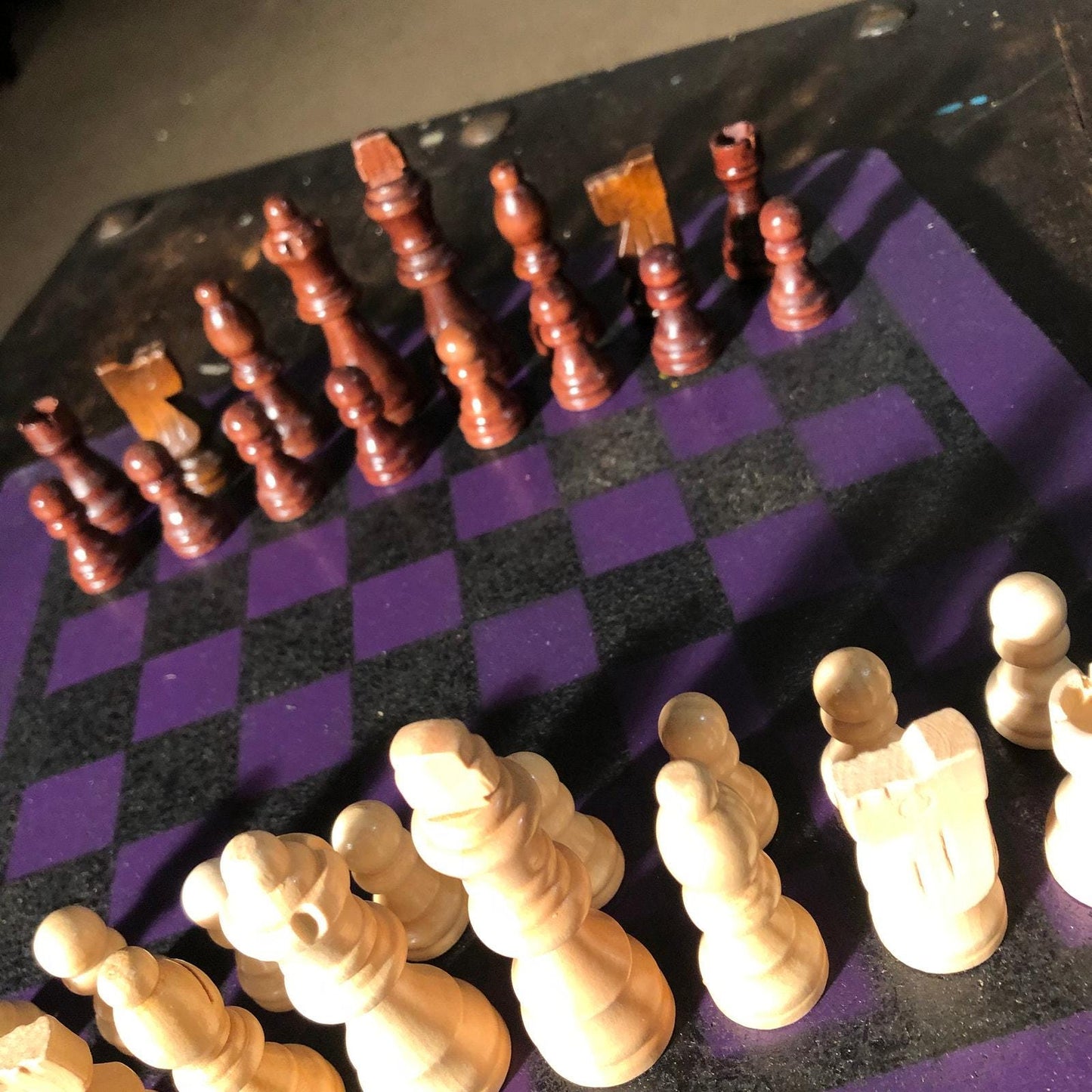 Chess Set - Dark Purple