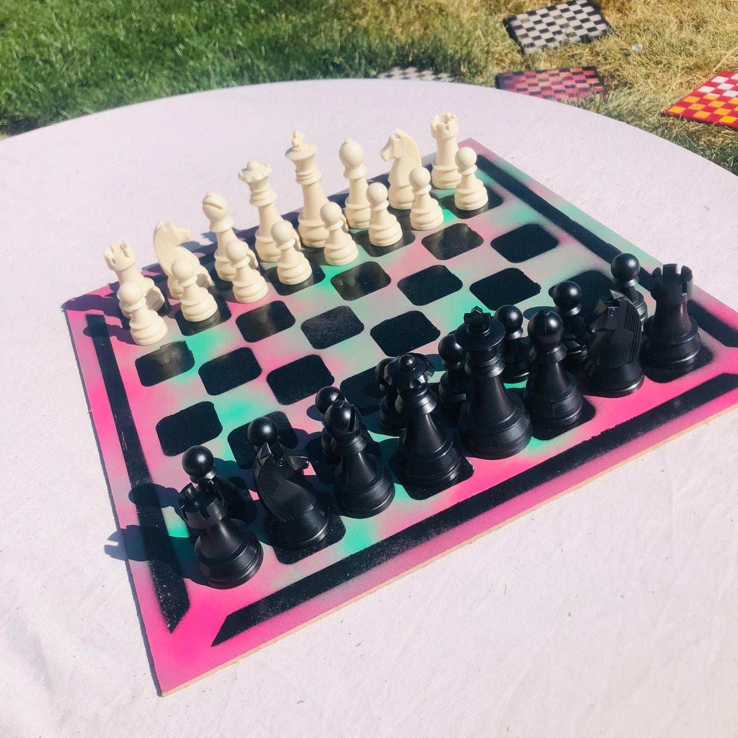 Large Chess Set - Color Blast