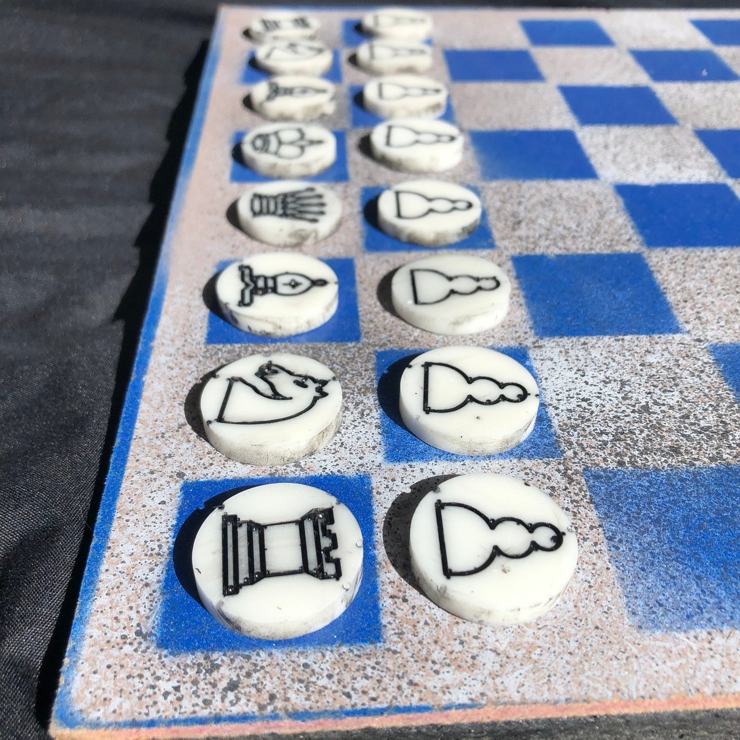 Chess Set - Crusaders Blue