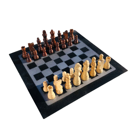 Chess Set - Blue Sparkle