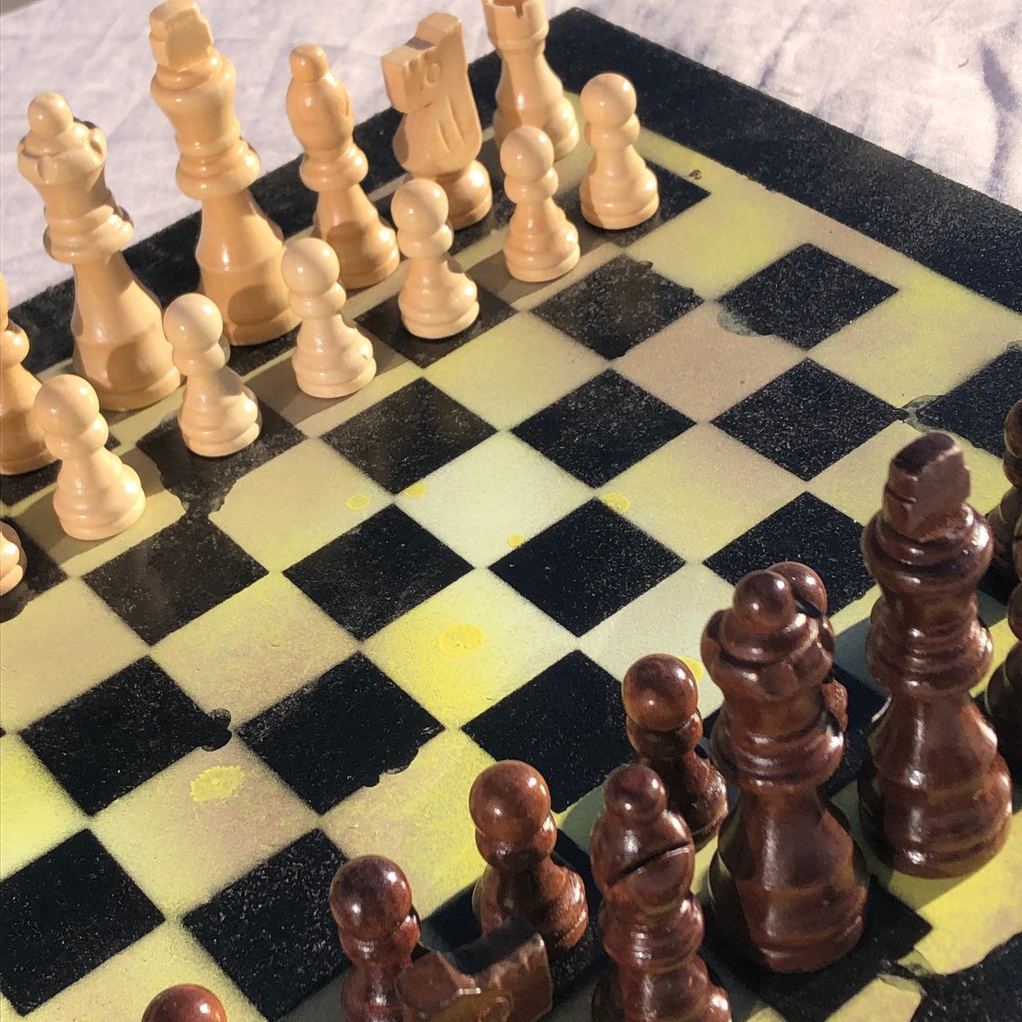 Chess Set - Dirty Green