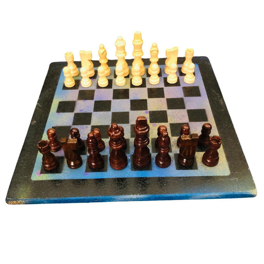 Chess Set - Blue Purple Mix