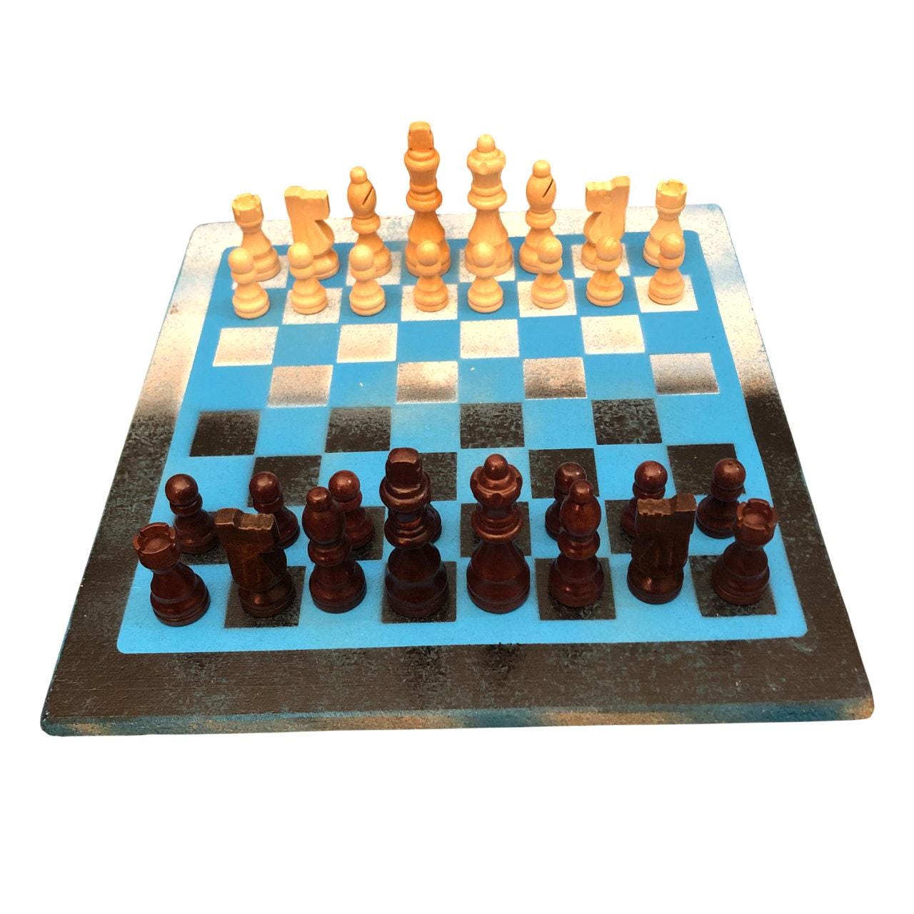 Chess Set - Blue Shade Edition