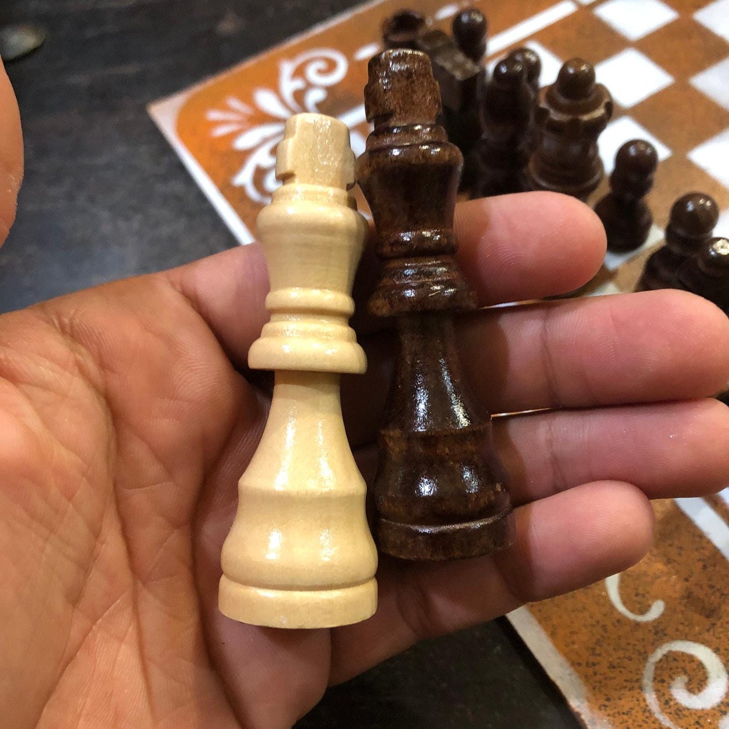 Chess Set - Dark Orange