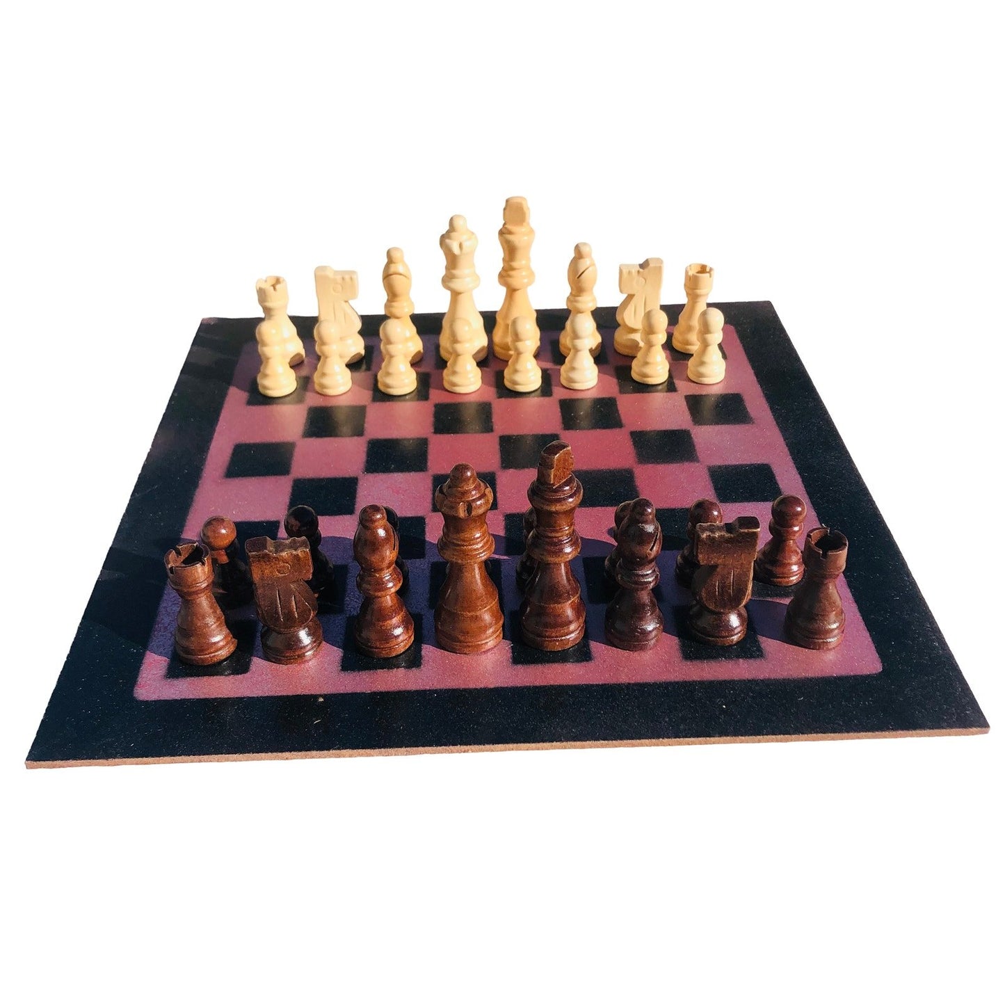 Chess Set - Violet & Black