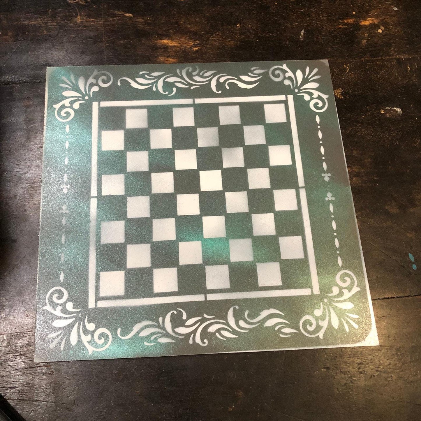 Chess Set - Dirty Green