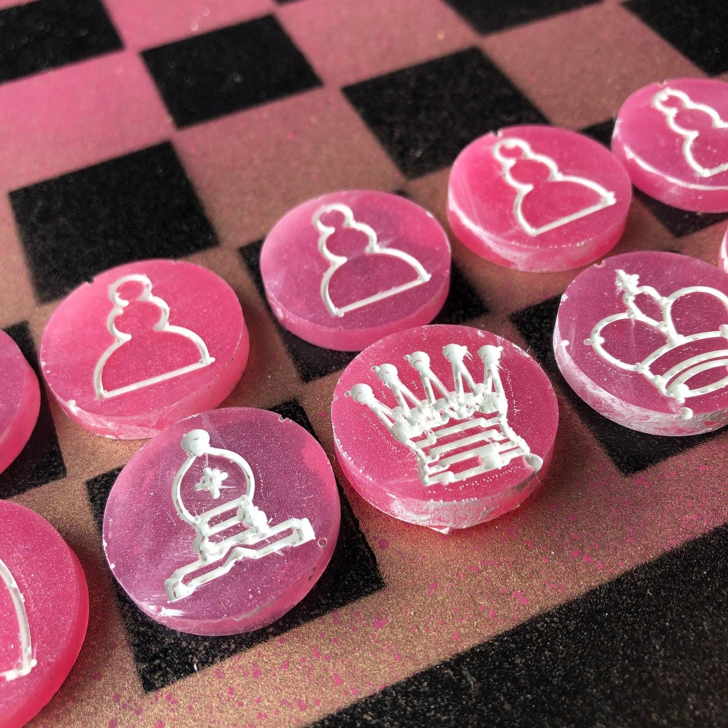 Chess Set - Settled Pink