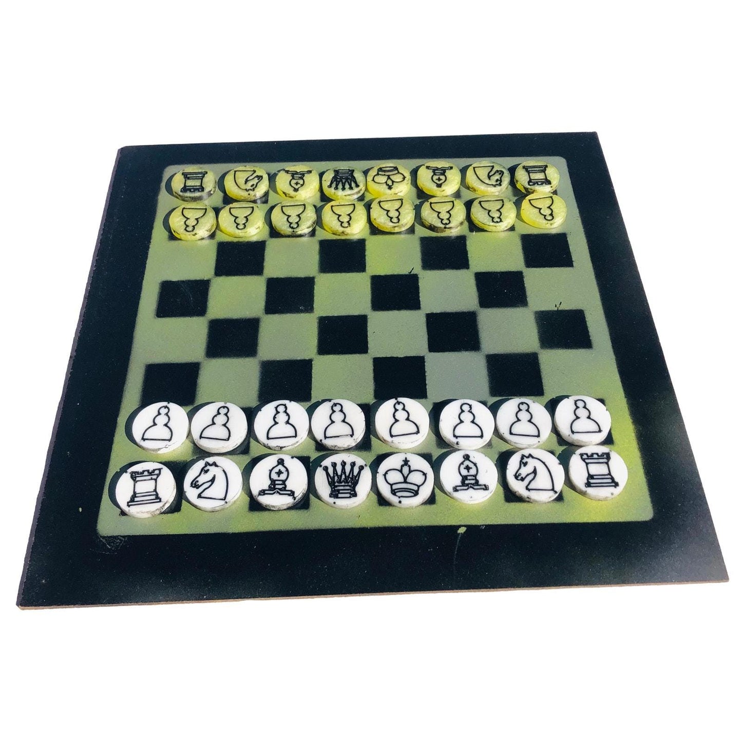 Chess Set - Sheen Green