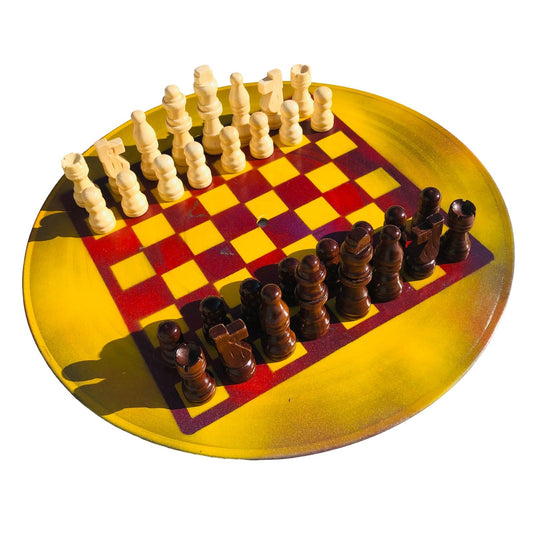 Vinyl Chess Set - UFC Colors