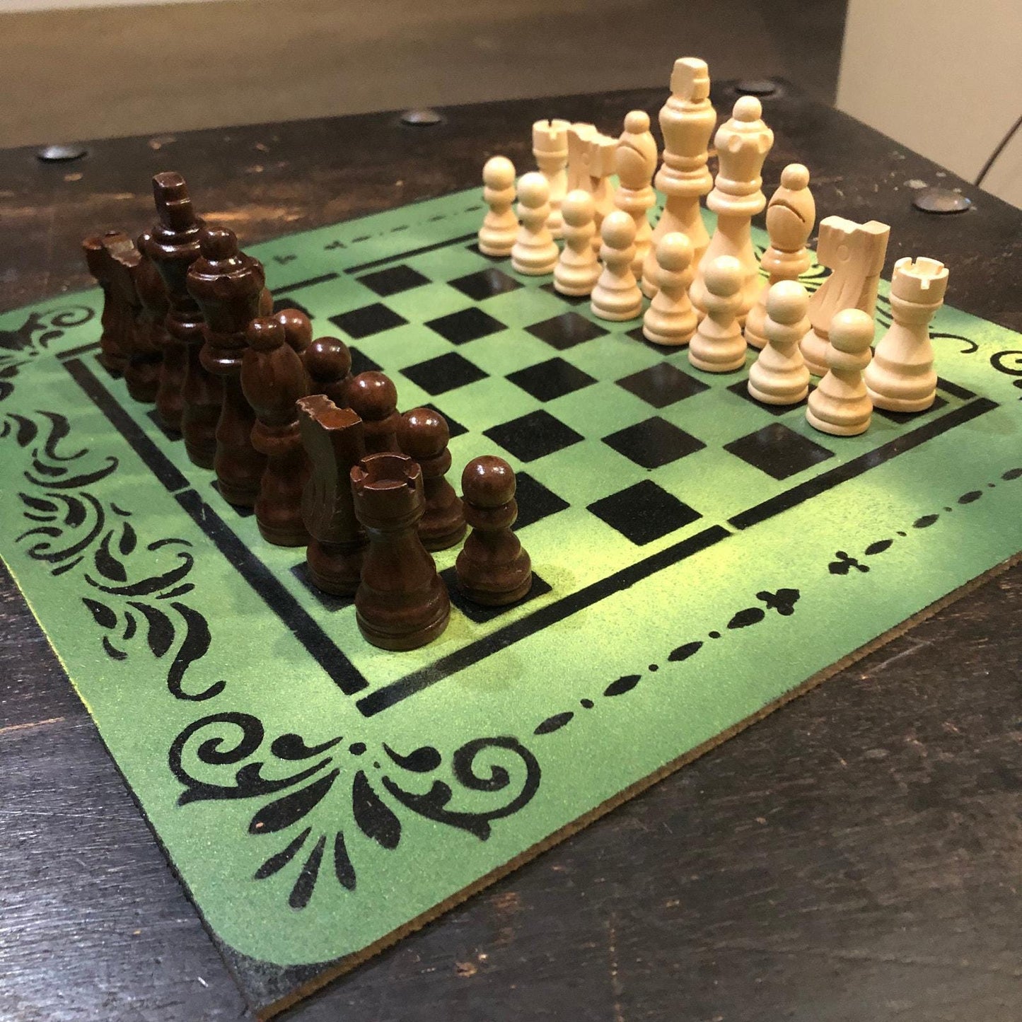 Chess Set - Green Lime Edition