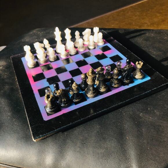 Chess Set - Purple Royal