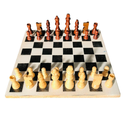 Chess Set - Black & White Classic Edition