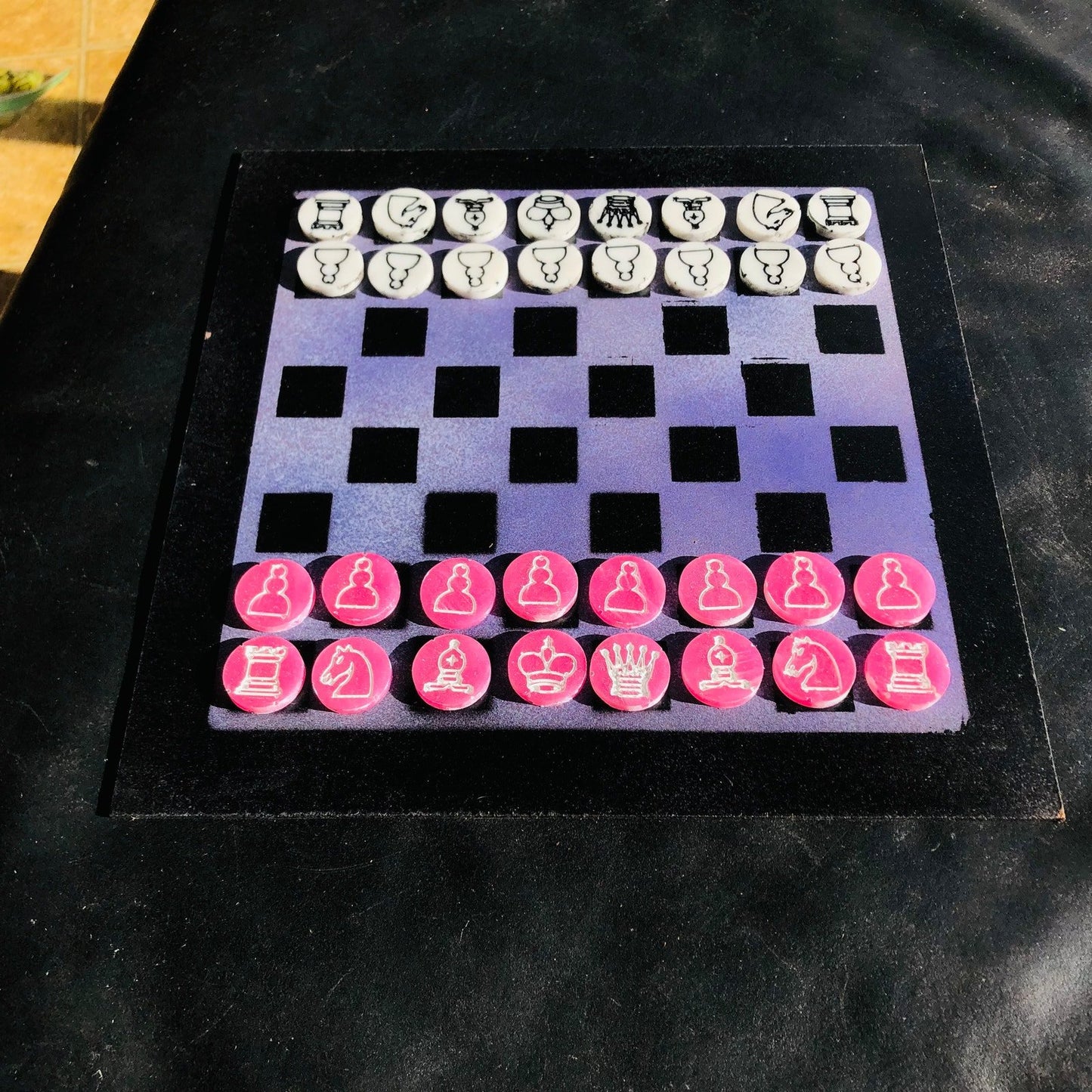 Chess Set - Pure Purple