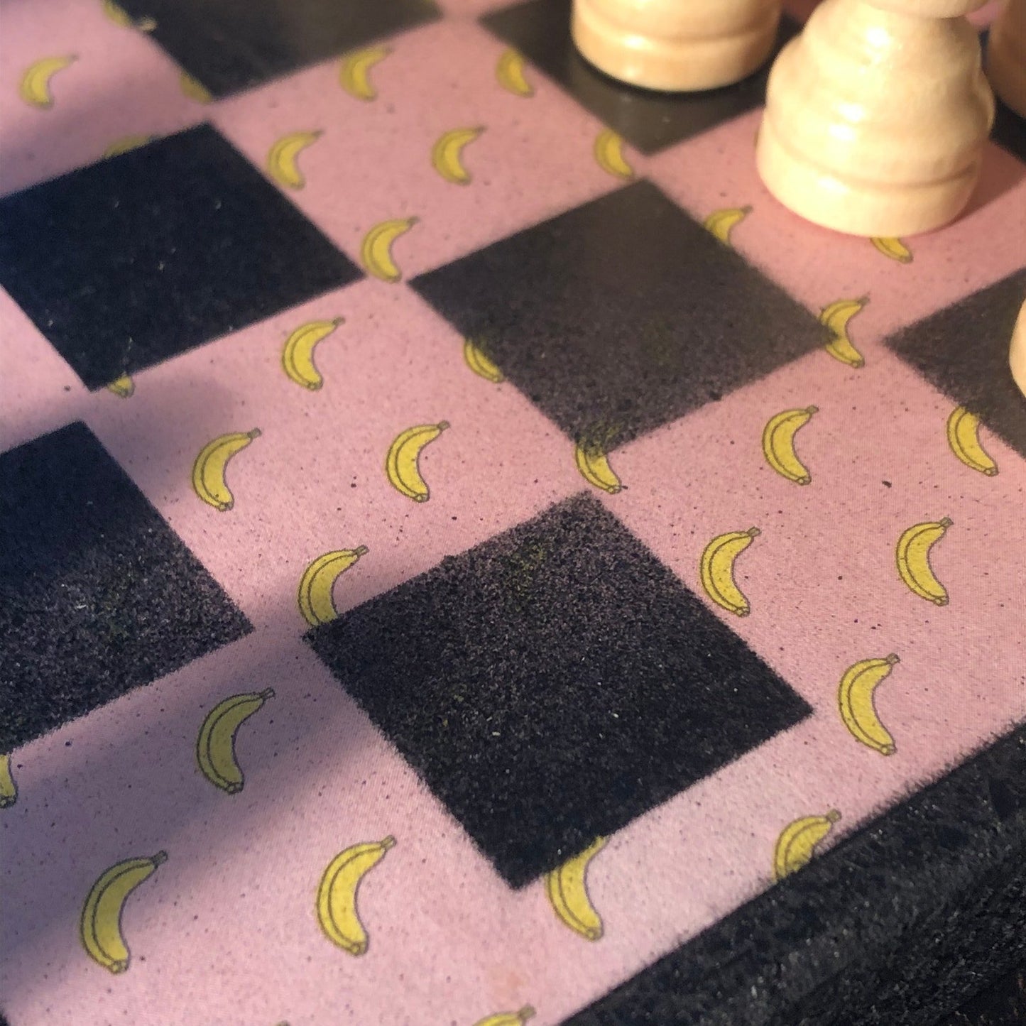 Scrapbook Chess Set - Pink Banana