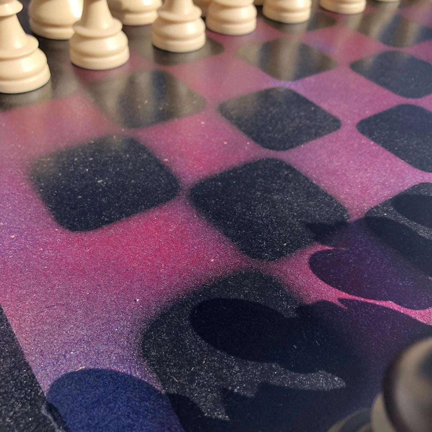 Large Chess Set - Mystic Purple