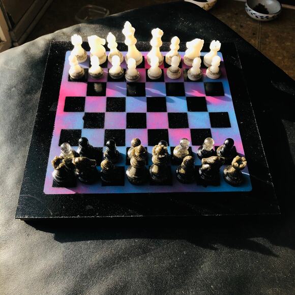 Chess Set - Purple Royal