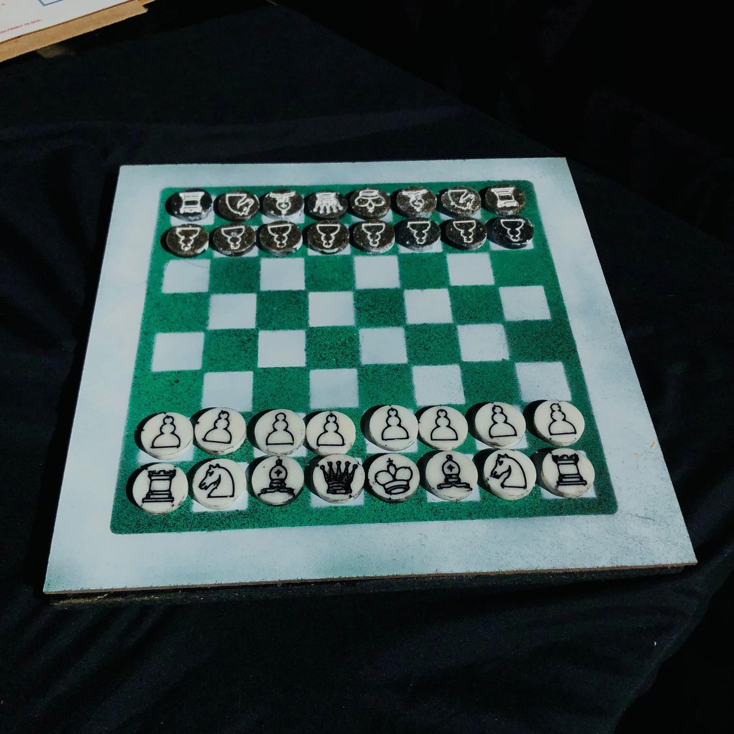 Chess Set - Turf Green