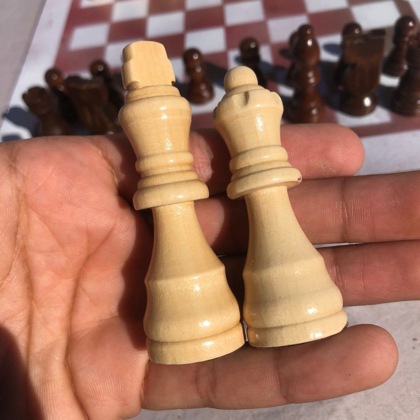 Chess Set - White Rose Gold