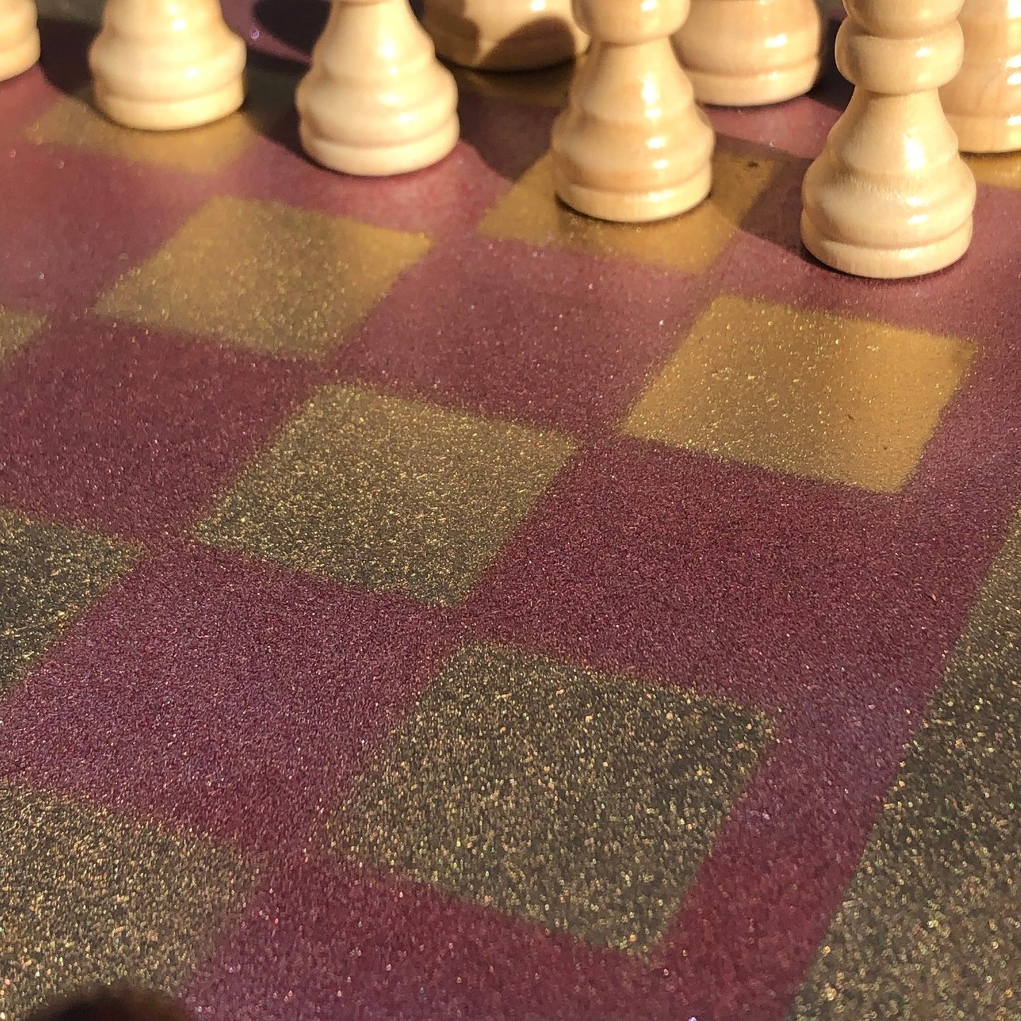 Chess Set - Violet Gold