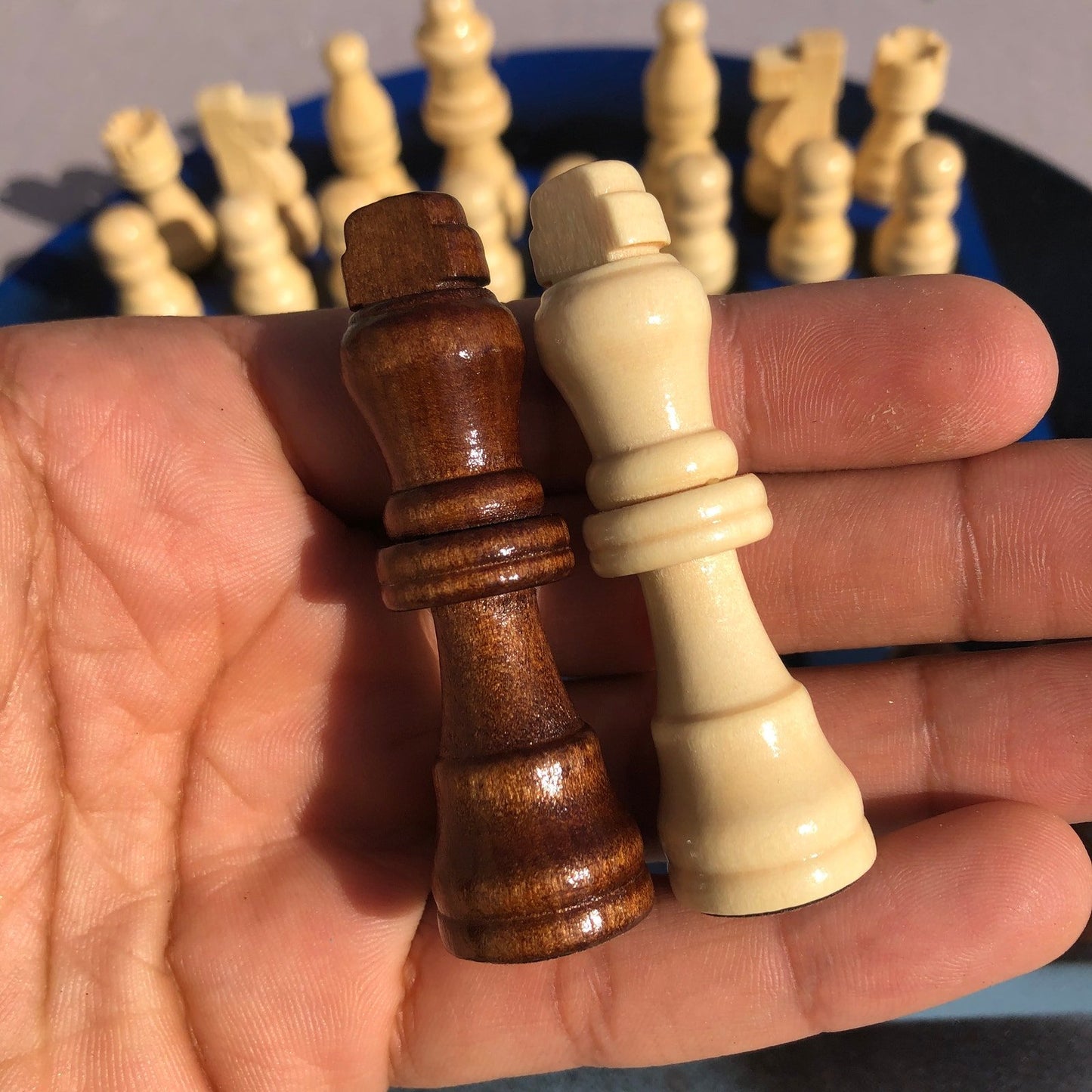 Vinyl Chess Set - Supreme Blue