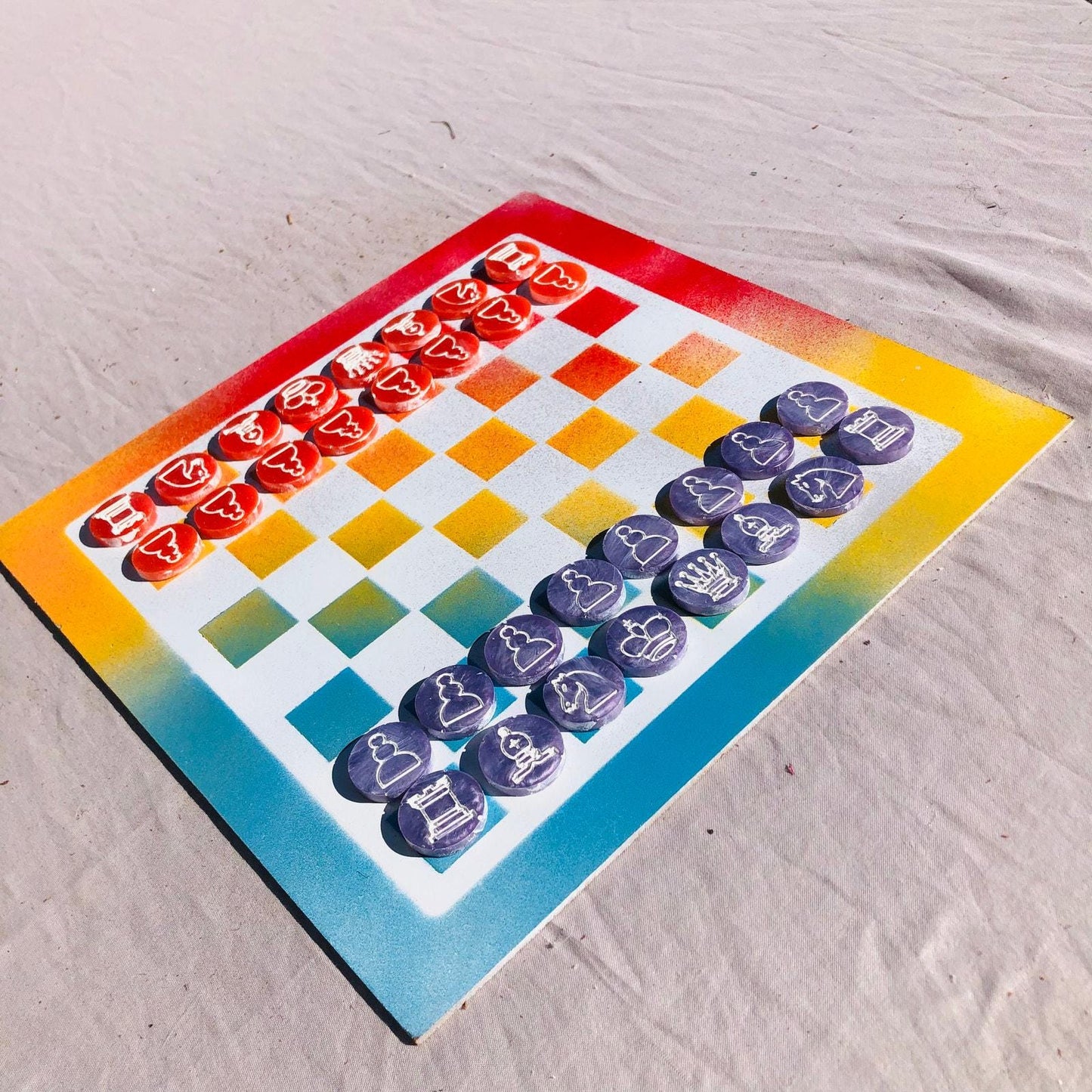 Chess Set - Rainbow Edition