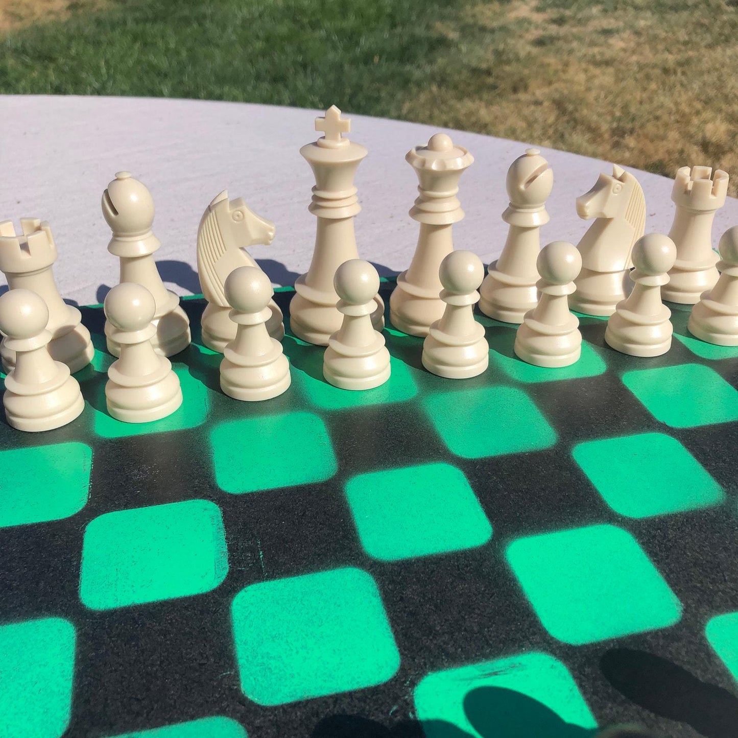 Large Chess Set - Razer Green