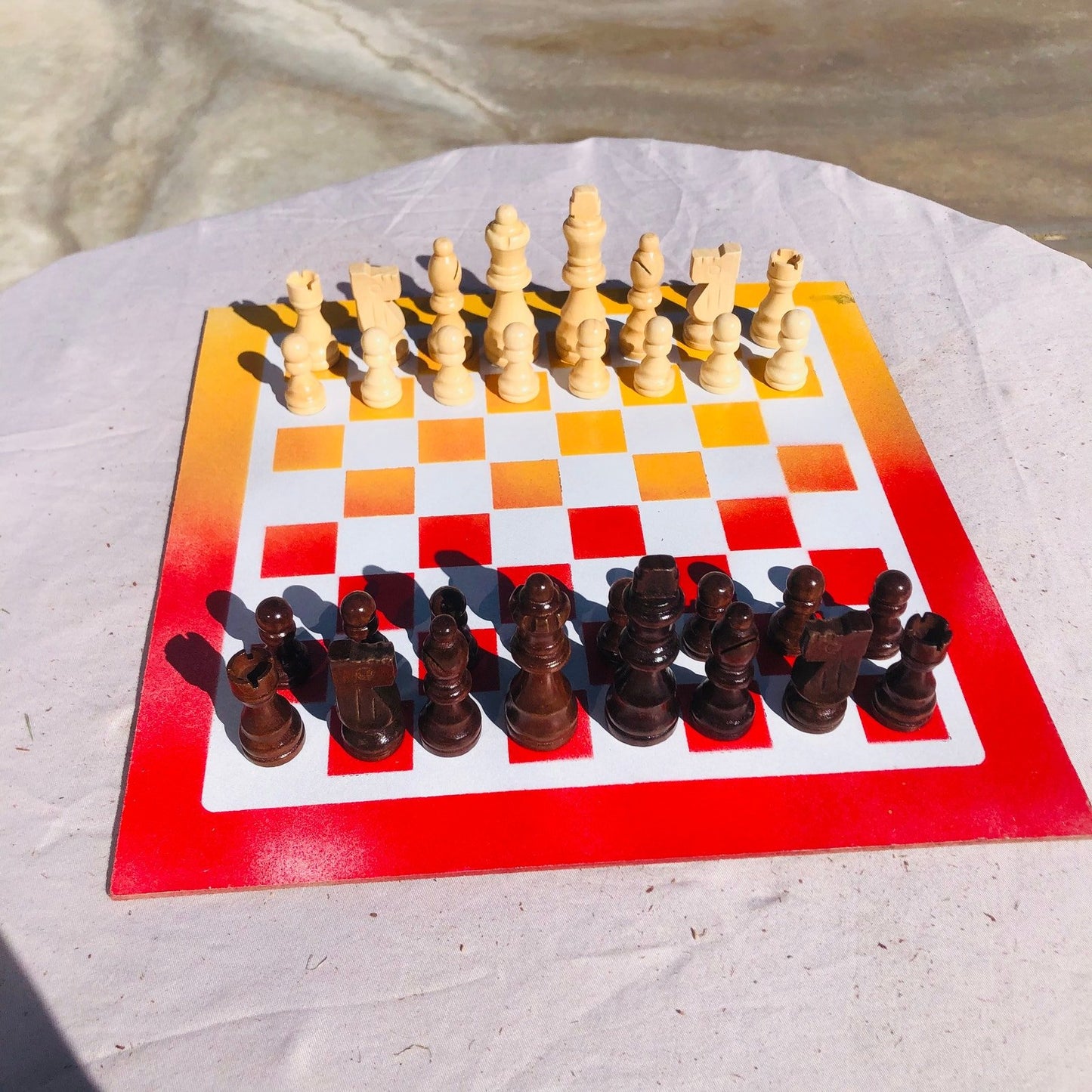 Chess Set - Sunset Horizon