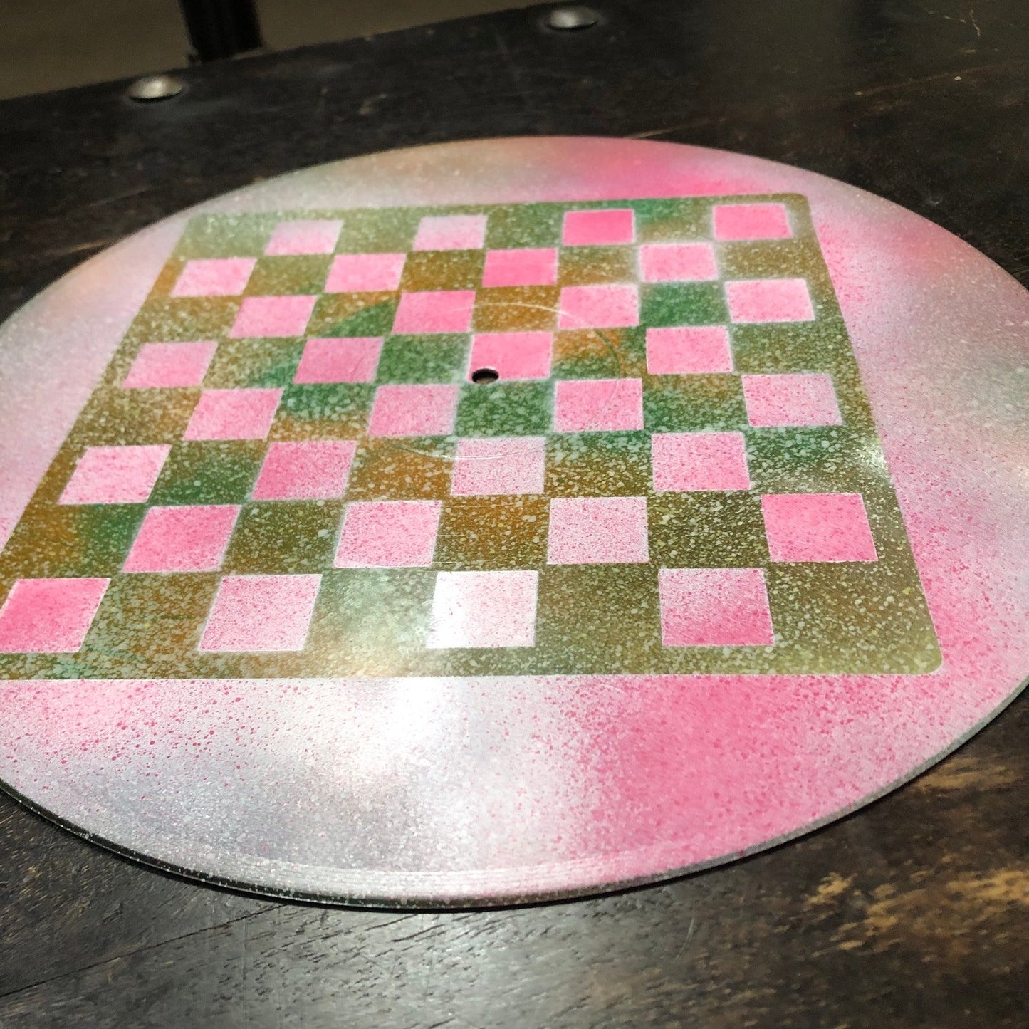 Vinyl Chess Set - Pink Green Mist