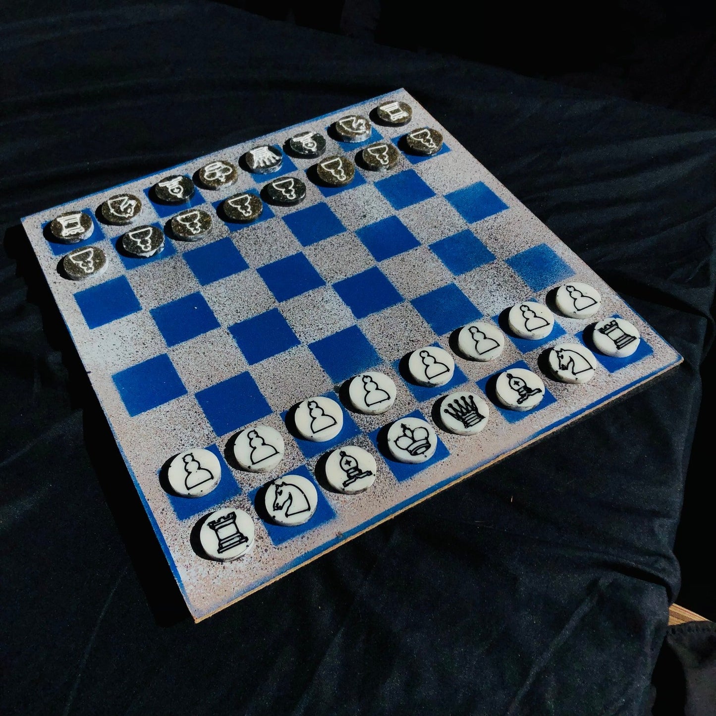 Chess Set - Crusaders Blue